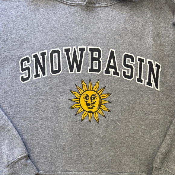Snow Basin Gray Hoodie - Picture 4 of 4